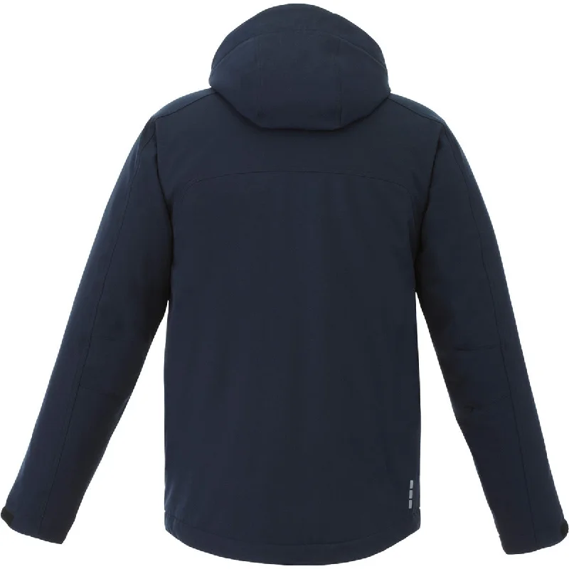 Elevate Men's Navy Bryce Insulated Softshell Jacket