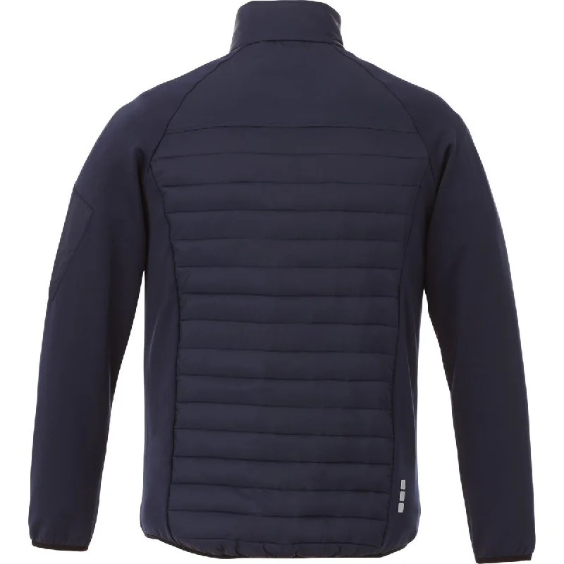 Elevate Men's Vintage Navy/Vintage Navy Banff Hybrid Insulated Jacket