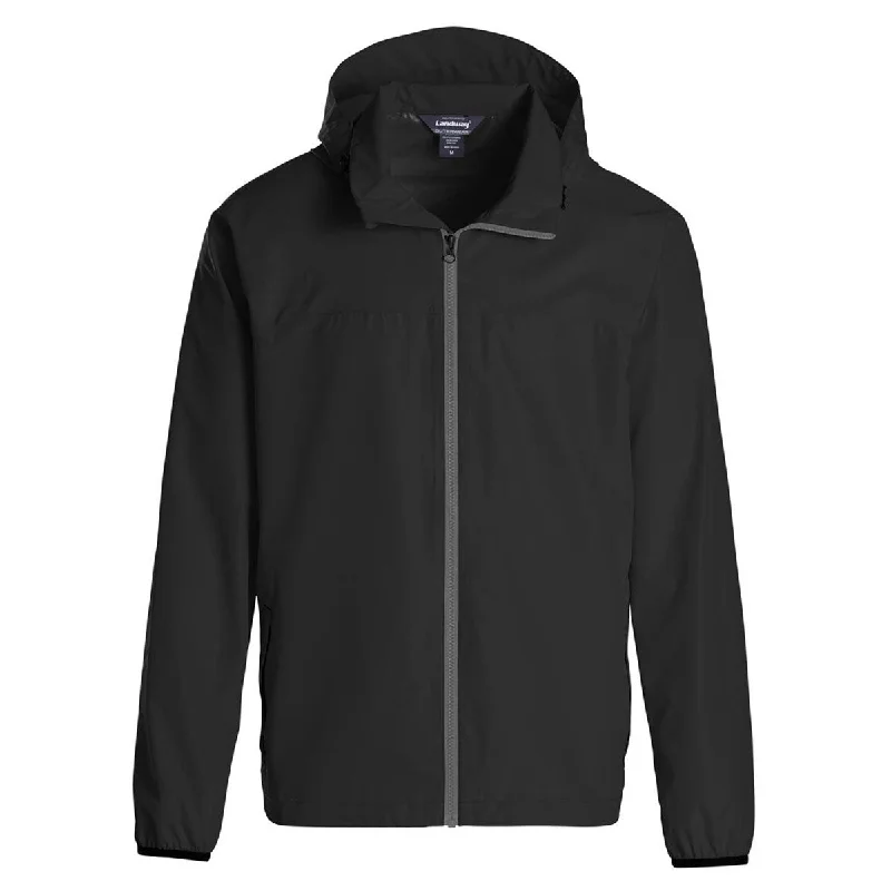 Landway Men's Black Fearless Rain Jacket