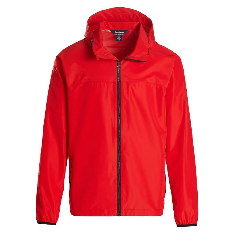 Landway Men's Red Fearless Rain Jacket