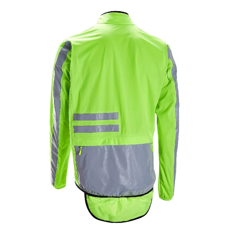 Triban RC500 High-Visibility Showerproof Cycling Jacket Men's