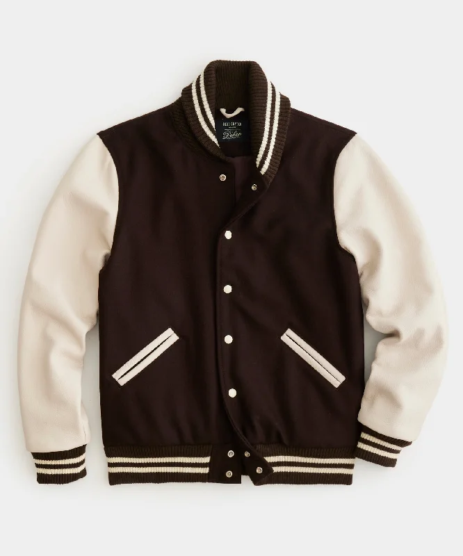 Todd Snyder x Dehen Varsity Leather Jacket