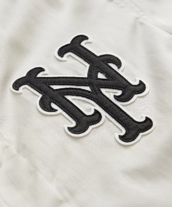 Todd Snyder X MLB Mets Satin Coaches Jacket in White