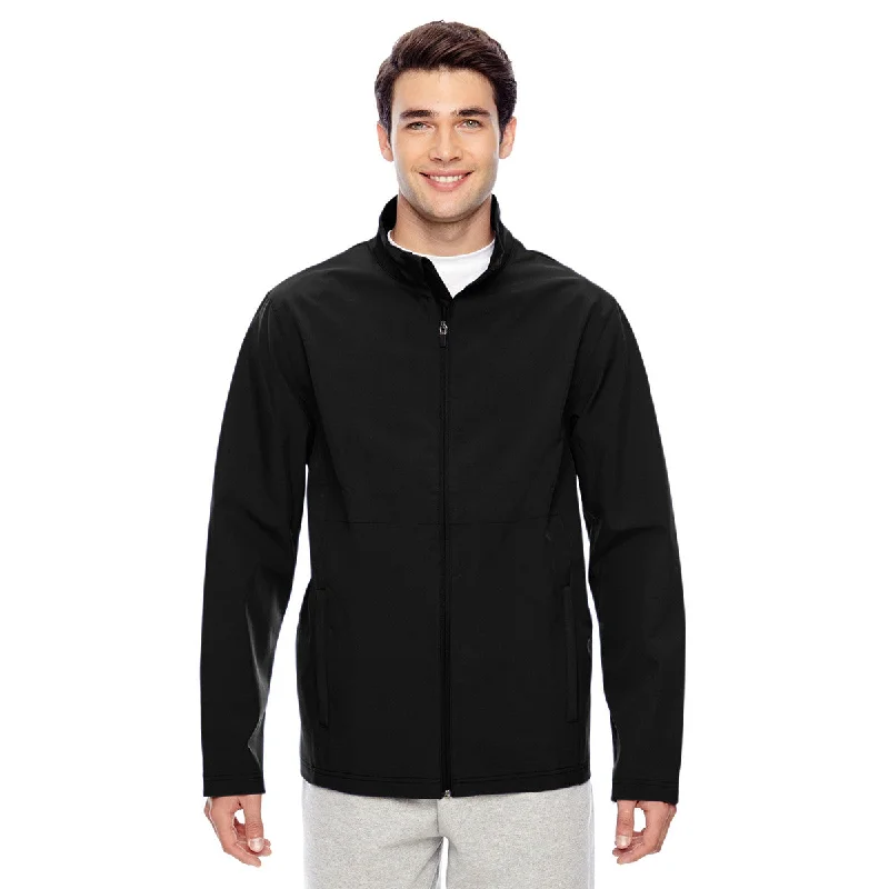 Team 365 Men's Black Leader Soft Shell Jacket