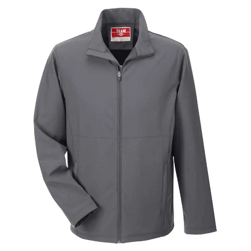 Team 365 Men's Sport Graphite Leader Soft Shell Jacket