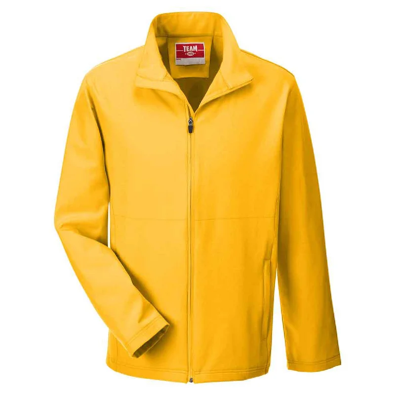 Team 365 Men's Sport Athletic Gold Leader Soft Shell Jacket