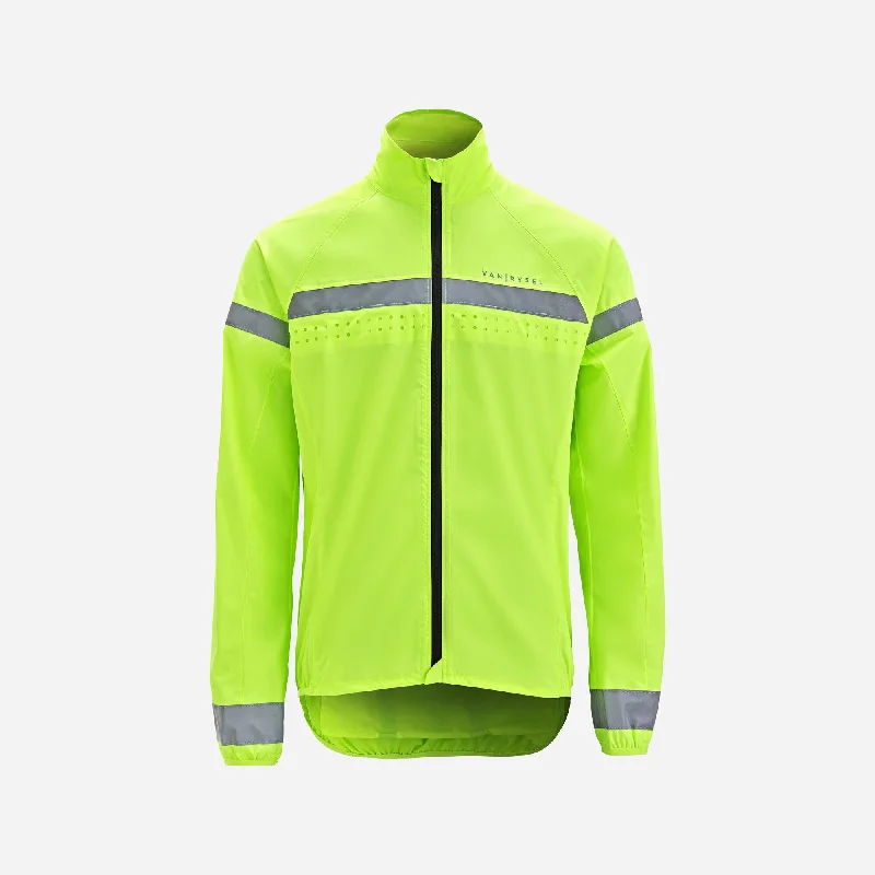 Van Rysel Men's RC120 Long-Sleeved Showerproof Road Cycling Jacket