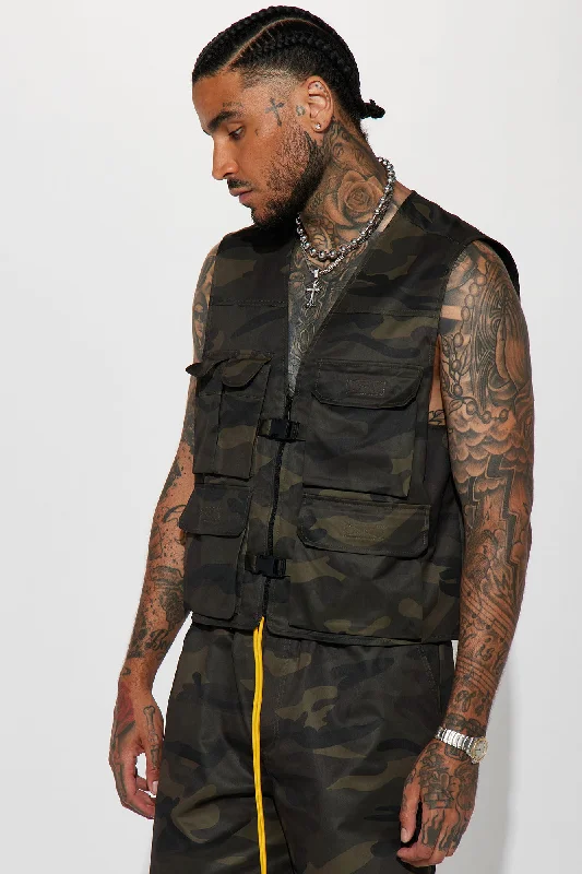 What Else Camo Cargo Vest - Camouflage