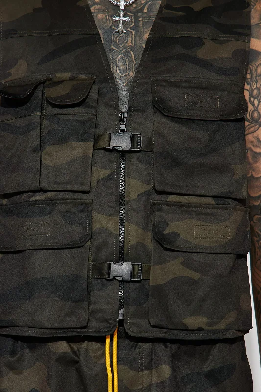 What Else Camo Cargo Vest - Camouflage