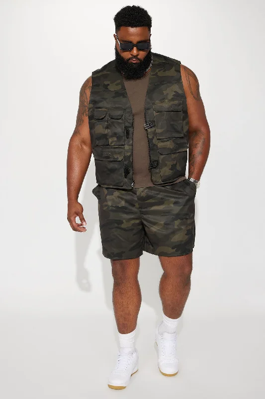 What Else Camo Cargo Vest - Camouflage