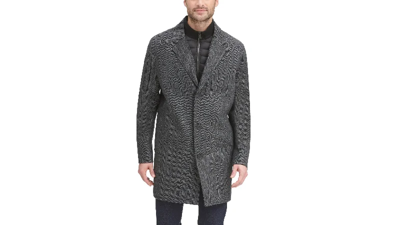 Wool Blend Top Coat, Regular Fit