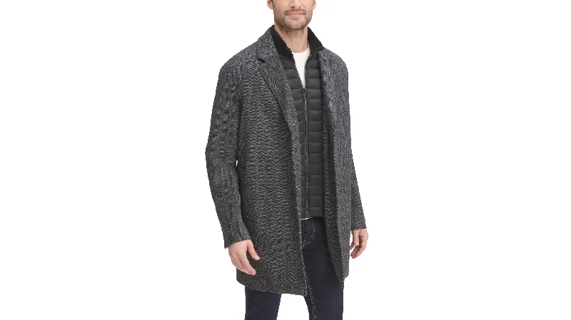 Wool Blend Top Coat, Regular Fit