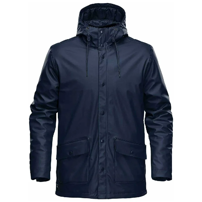 Stormtech Men's Navy Waterfall Insulated Rain Jacket